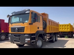 মাঝারি আকারের ট্রাক SINOTRUK HOWO ডাম্প ট্রাক 6*4 10 চাকা ডাম্পিং ট্রাক টাচ স্ক্রিন